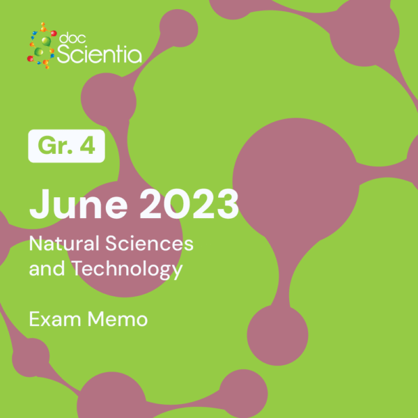 Grade 4 Natural Sciences and Technology June Exam Memo 2023