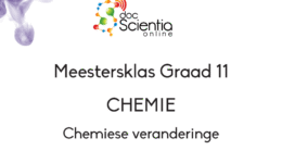 Gr11 Chemie - Chemiese veranderinge