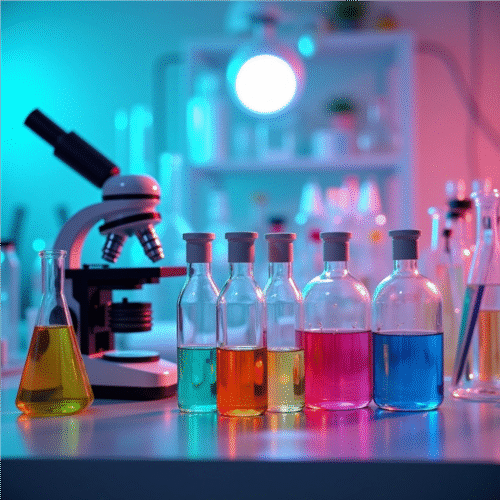 Image of chemistry lab Grade 9 Practical Investigations