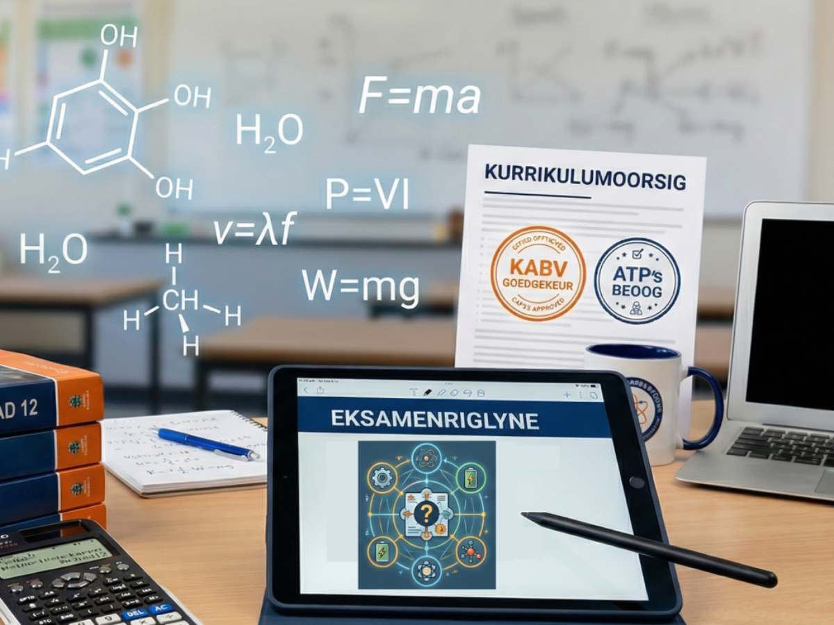 ATP’s en Eksamenriglyne 2025: Minder inhoud,dieper begrip in Fisiese Wetenskappe
