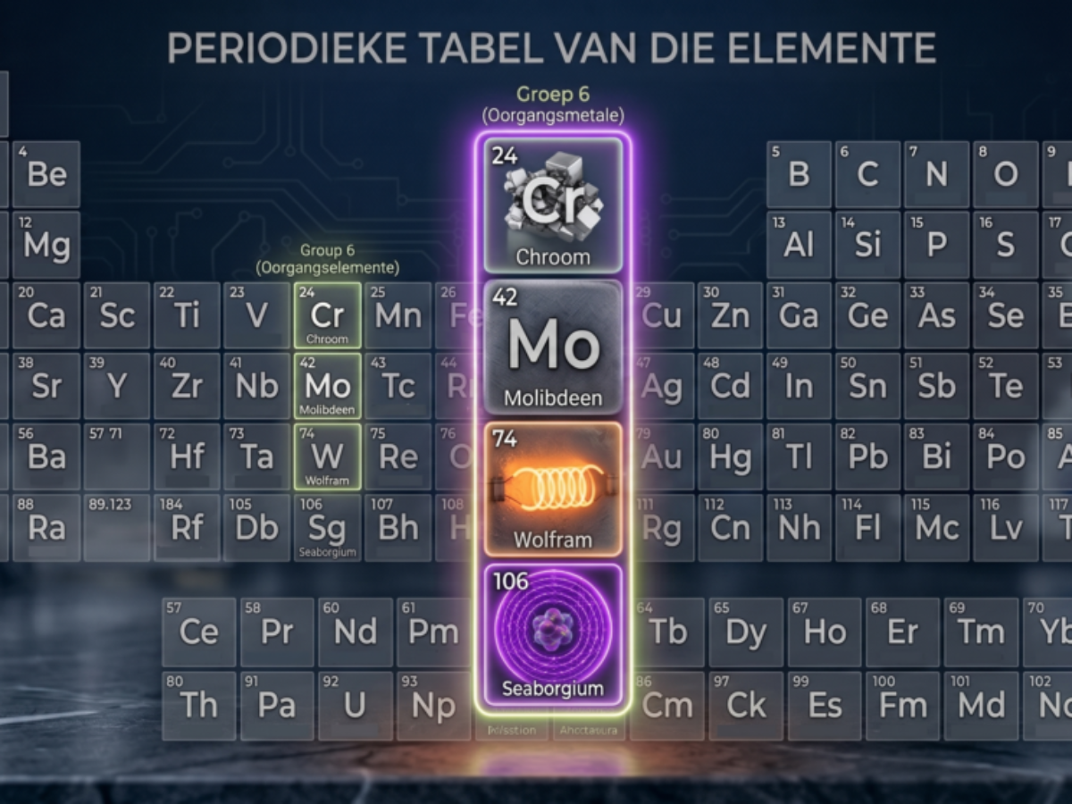 Verkenning van Groep 6 Periodieke Tabel elemente