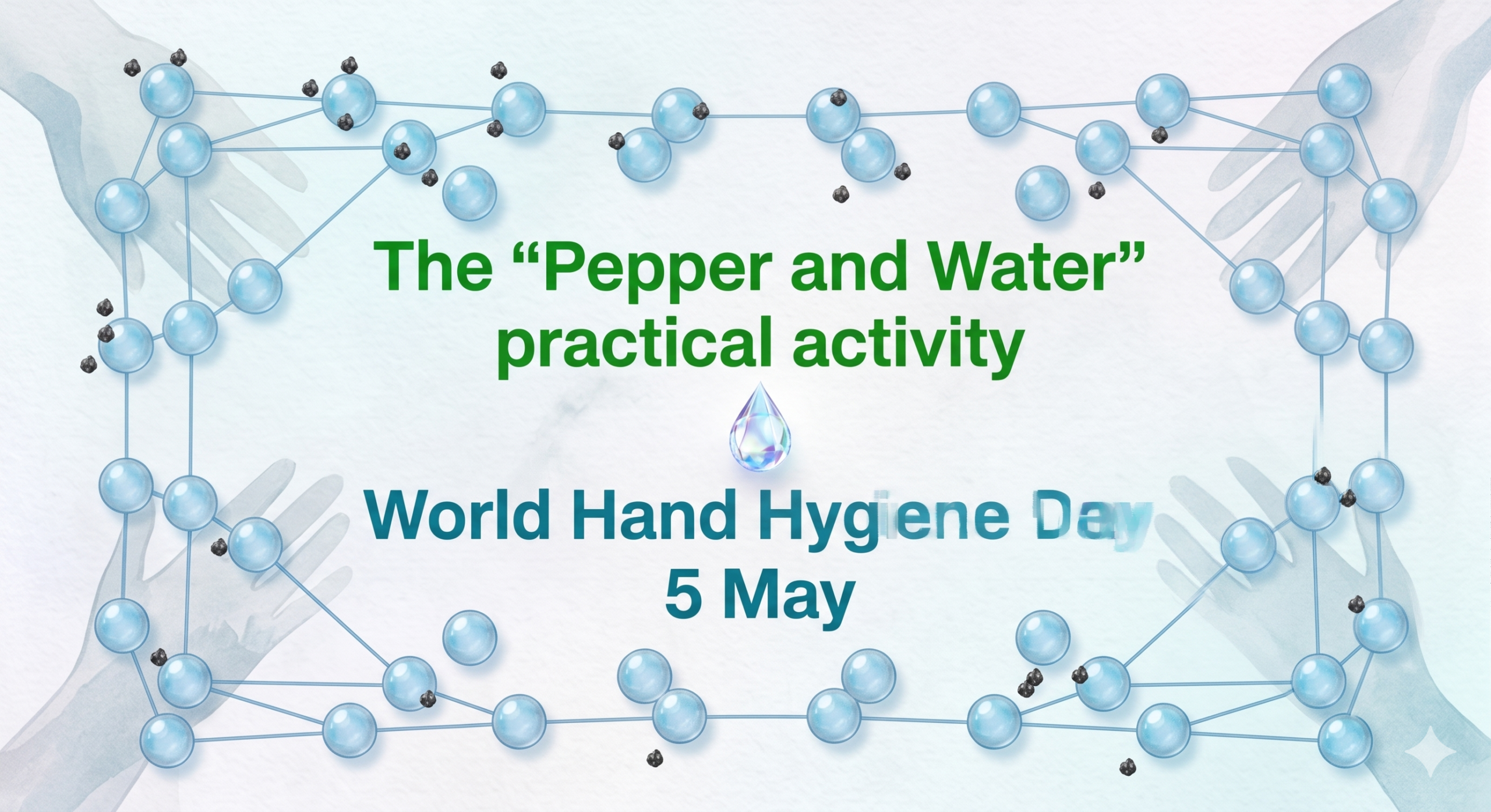 “Pepper and Water” practical activity for World Hand Hygiene Day – 5 May 2026
