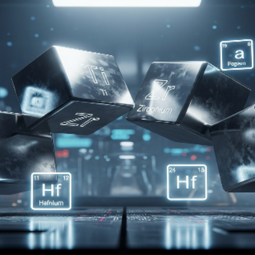 Illustration of Group 4 Periodic Table elements