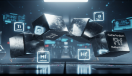 Illustrasie van Groep 4 elementen in die Periodieke Tabel