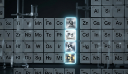 Image of Periodic Table with focus on Group 10 elements