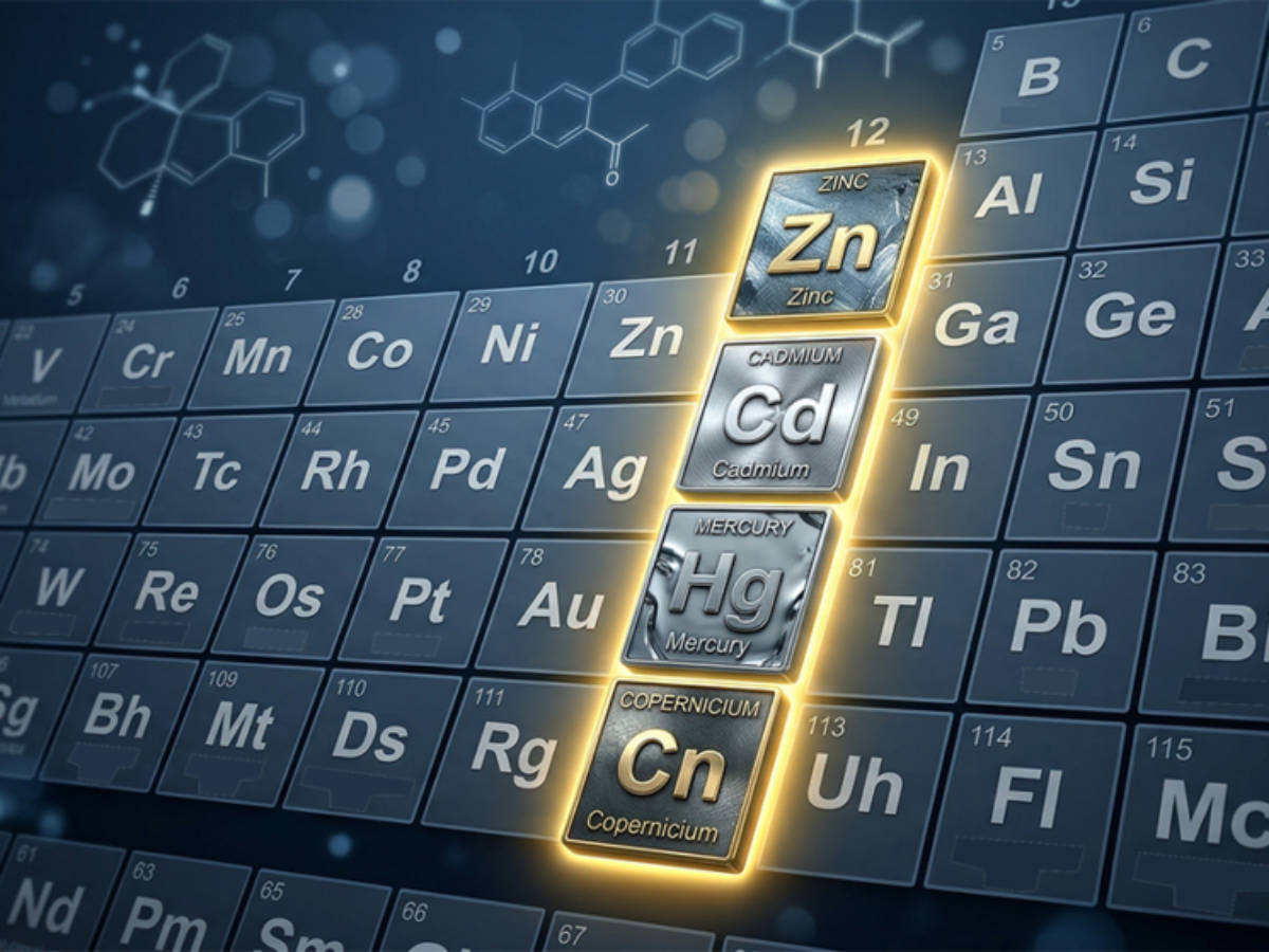 Exploring Group 12 Periodic Table elements